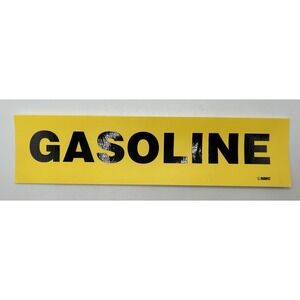 6x Gasoline‎ Vinyl Decals / Gas Stickers / Labels Fuel Door Label Emblems
